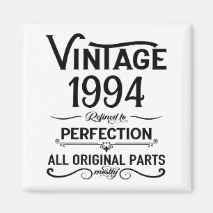 Personalisierte Dreißiger Vintage 30. Geburtstagsf Magnet