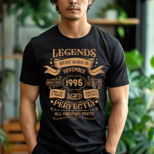 Personalisierte Dreißiger Vintage 30. Geburtstagsf T-Shirt