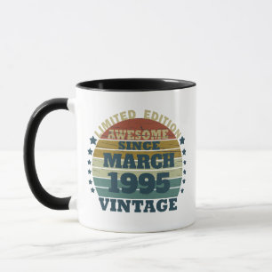Personalisierte Dreißiger Vintage 30. Geburtstagsf Tasse