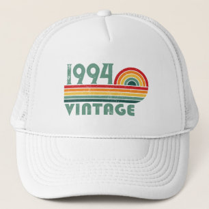 Personalisierte Dreißiger Vintage 30. Geburtstagsf Truckerkappe