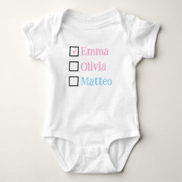 Personalisierte Drillinge Geschenk, individuelle D Baby Strampler