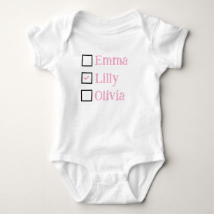 Personalisierte Drillinge Geschenk, Maßgeschneider Baby Strampler