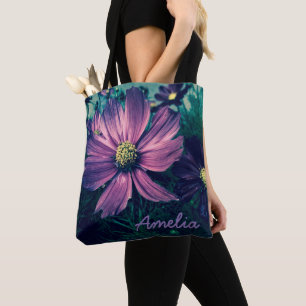 Personalisierte dunkelviolette Blumen