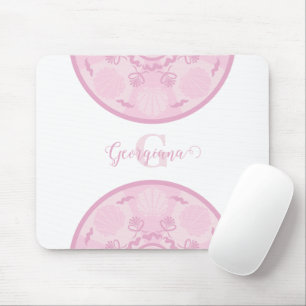 Personalisierte Dusky Rose Grand Millennial Mandal Mousepad