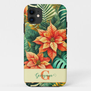 Personalisierte dynamische tropische Weihnachtsfei Case-Mate iPhone Hülle