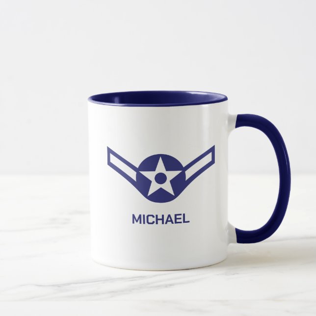 Personalisierte E-2-Luftwaffe Tasse (Rechts)