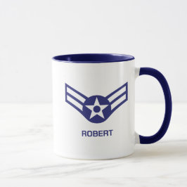 Personalisierte E-3 Luftwaffe der 1. Klasse Tasse