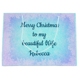 Personalisierte Ehefrau Große Geschenktüte