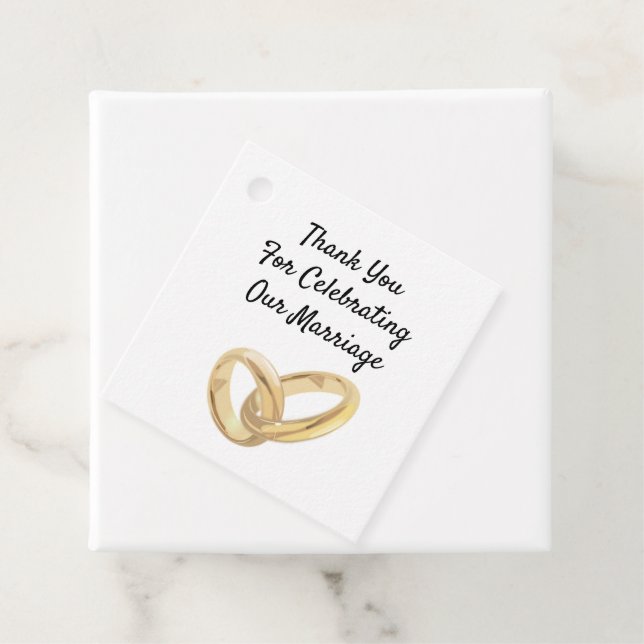 Personalisierte Ehereihen Geschenkanhänger (Beispiel)