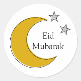 Personalisierte Eid Mubarak Aufkleber