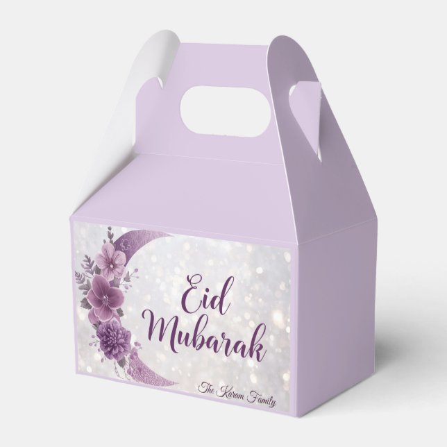 Personalisierte Eid Mubarak Geschenkboxen Geschenkschachtel (Rückseite)