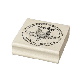 Personalisierte Eier Holz Briefmarke Gummistempel