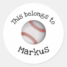 Personalisierte Eigenschaftenkleber Runder Aufkleber