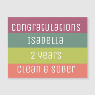 personalisierte einfache 12-Stufen-Erholung-Benutz Magnetkarte