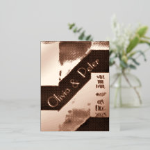 Personalisierte einfache Hochzeit