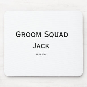 personalisierte einfache Monogramm fügen Sie Ihren Mousepad