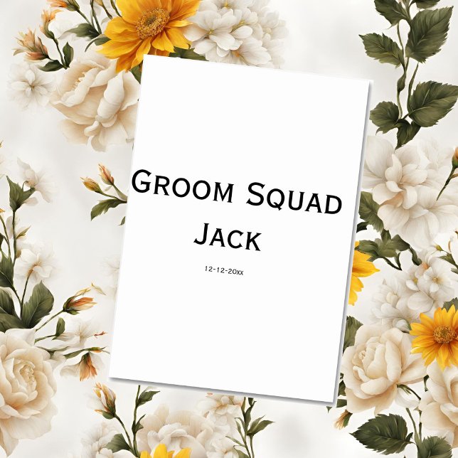 personalisierte einfache Monogramm fügen Sie Ihren Tischnummer (Von Creator hochgeladen)