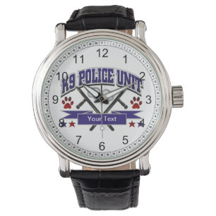 Personalisierte Einheit der Polizei-K9 Armbanduhr