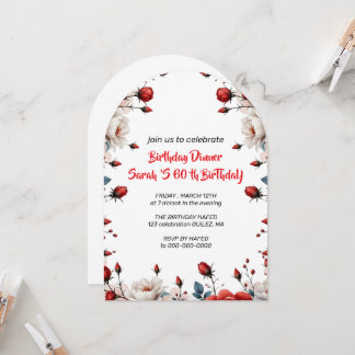 Personalisierte Einladung zum 30. Geburtstag, Drei