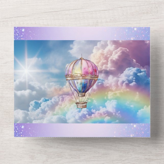 Personalisierte Einladung zum Geburtstag (Vorderseite)