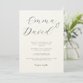 Personalisierte Einladung zur Hochzeit