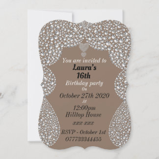 personalisierte Einladungen zum 16. Geburtstag
