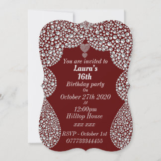 personalisierte Einladungen zum 16. Geburtstag