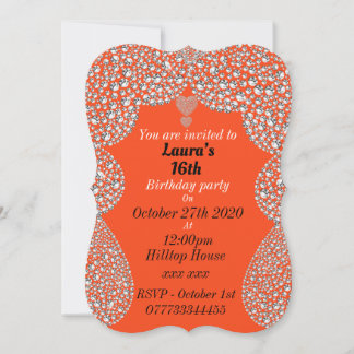 personalisierte Einladungen zum 16. Geburtstag