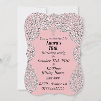 personalisierte Einladungen zum 16. Geburtstag
