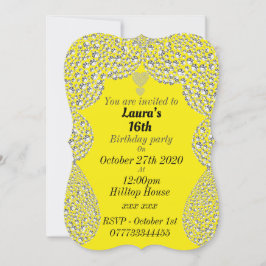 personalisierte Einladungen zum 16. Geburtstag