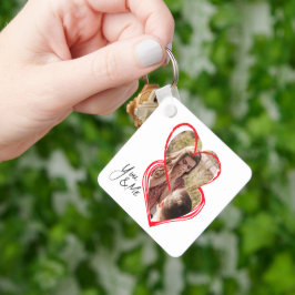 Personalisierte einmalige Valentinstag-Geschenk Schlüsselanhänger