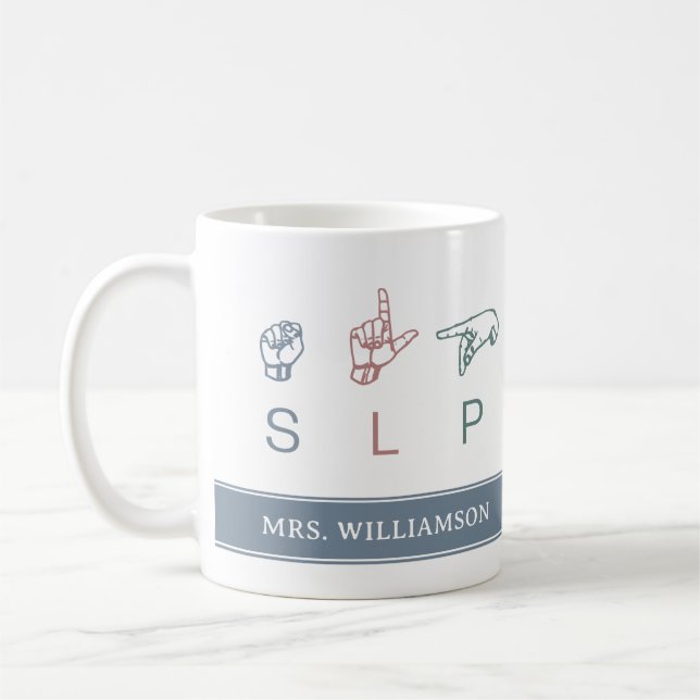 Personalisierte Einschätzung des SLP-SprachPatholo Kaffeetasse (Links)