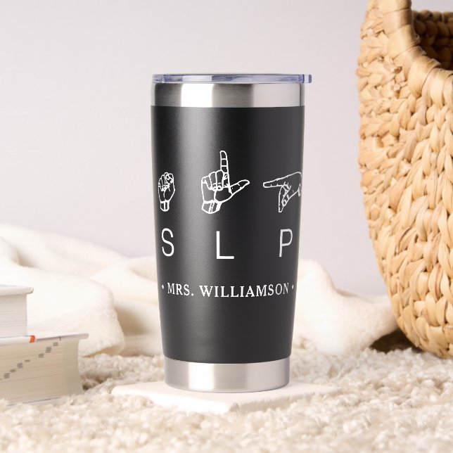 Personalisierte Einschätzung des SLP-SprachPatholo Thermobecher (Wohnzimmer)