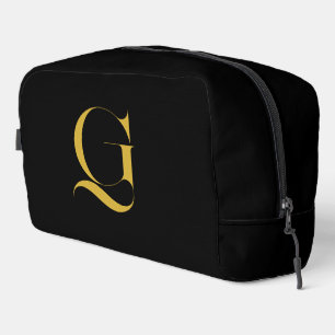 Personalisierte Einzel-Custom-Monogramm-Massiv-Sch Waschbeutel