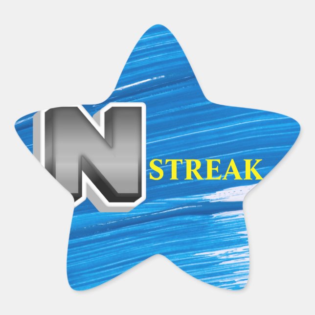 Personalisierte Einzel- und kundenspezifische Stic Stern-Aufkleber (Vorderseite)