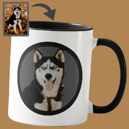 Personalisierte, einzigartige Black Pet Hund Mama  Tasse