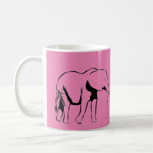 Personalisierte Elefant-Tasse Kaffeetasse