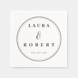 Personalisierte Elegant Stilvolle Moderne Einfache Serviette
