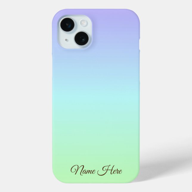 Personalisierte Elegante farbenfrohe Regenbogenbra Case-Mate iPhone Hülle (Rückseite)