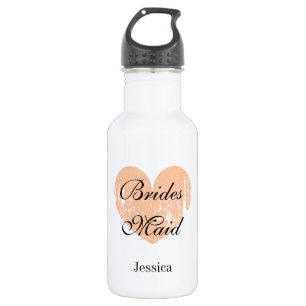 Personalisierte elegante Gastgeschenk Edelstahlflasche