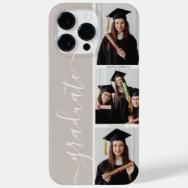 Personalisierte Elegante Graduate Script FotoColla Case-Mate iPhone 14 Pro Max Hülle