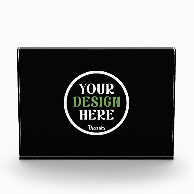 Personalisierte, elegante, klassische Hochzeitsges Fotoblock (Vorderseite)