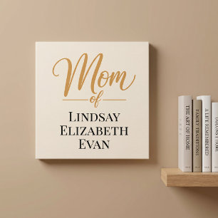 Personalisierte elegante Mama Poster