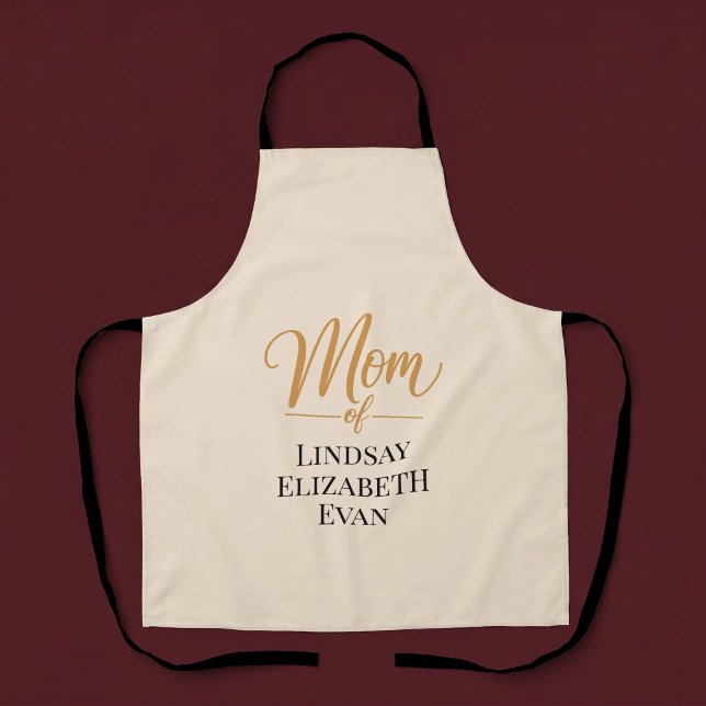 Personalisierte elegante Mama Schürze (Von Creator hochgeladen)
