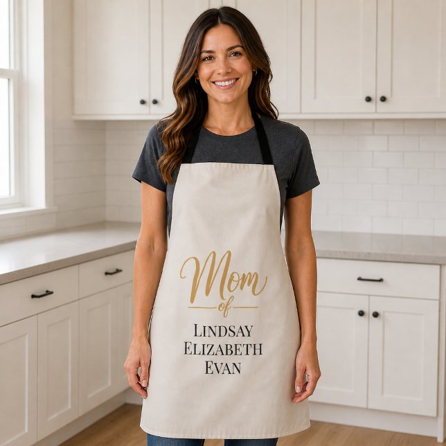 Personalisierte elegante Mama Schürze (Von Creator hochgeladen)