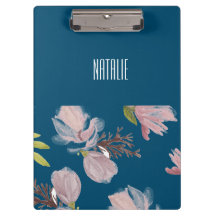 Personalisierte elegante Marineblau und Rosa