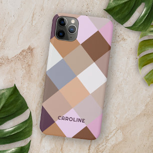 Personalisierte Elegante Mauve Rosa Violett Rosa M Case-Mate iPhone Hülle
