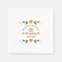 Personalisierte Elegante Moderne White Wedding Par