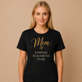 Personalisierte elegante Mutter T-Shirt