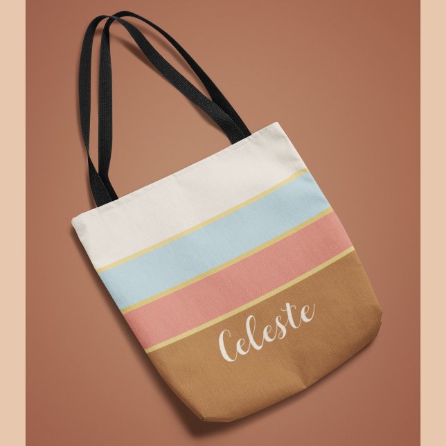 Personalisierte elegante Namens-Sommer-Gestreifte- (Von Creator hochgeladen)